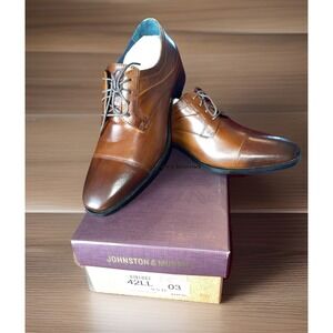 Johnston‎ & Murphy Men's Gibbons Cap Toe Oxfords 15-8665 9.5 D